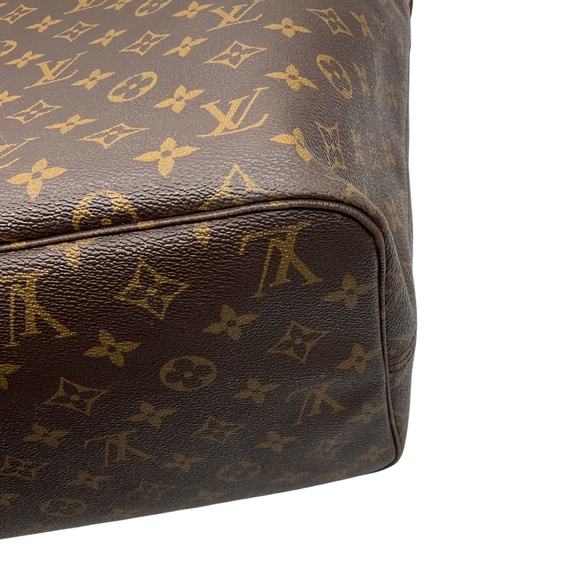 LOUIS VUITTON BROWN MONOGRAM COATED CANVAS NEVERFULL GM TOTE HANDBAG - Picture 9 of 16